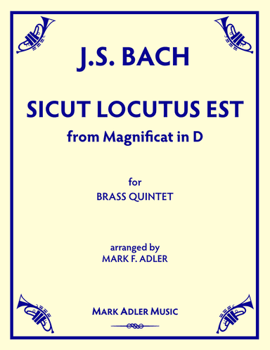Sicut Locutus Est (from Magnificat in D) (arr. Mark F. Adler)