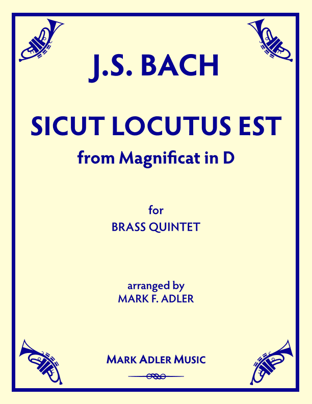Sicut Locutus Est (from Magnificat in D) (arr. Mark F. Adler)