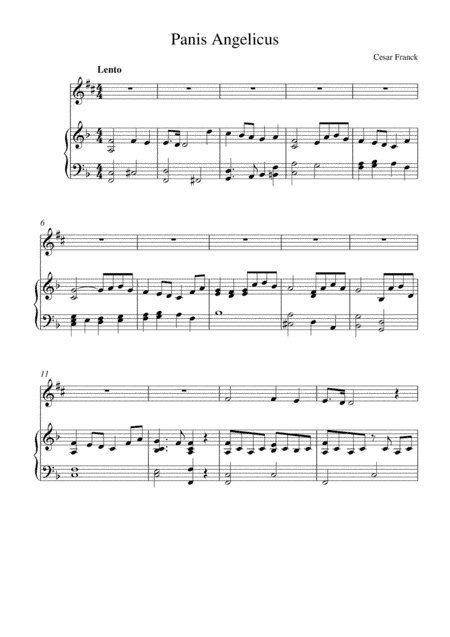 Panis Angelicus (arr. Kaiserin Rebecca)