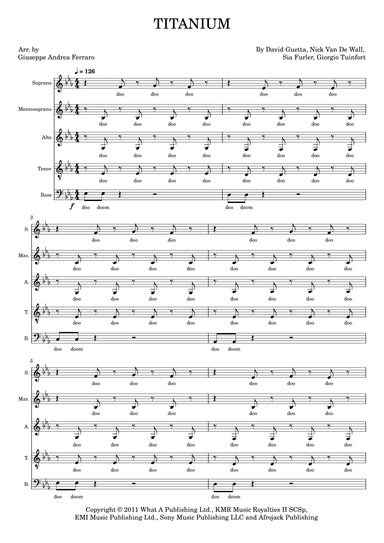 Titanium (arr. Giuseppe Andrea Ferraro)