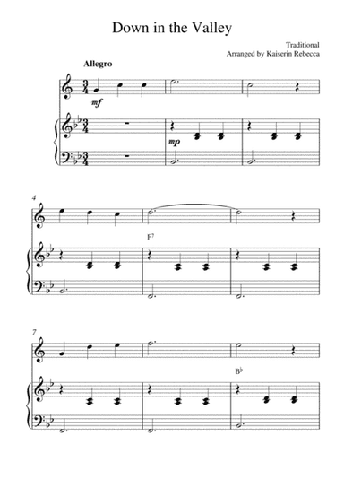 Down in the Valley (arr. Kaiserin Rebecca)