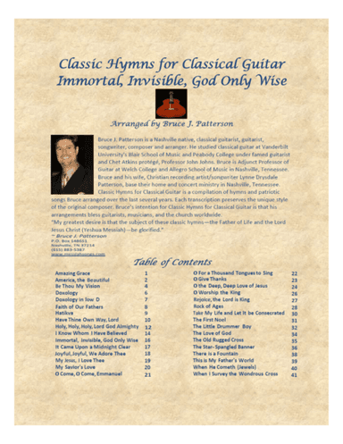 Immortal, Invisible, God Only Wise (arr. Bruce J. Patterson)