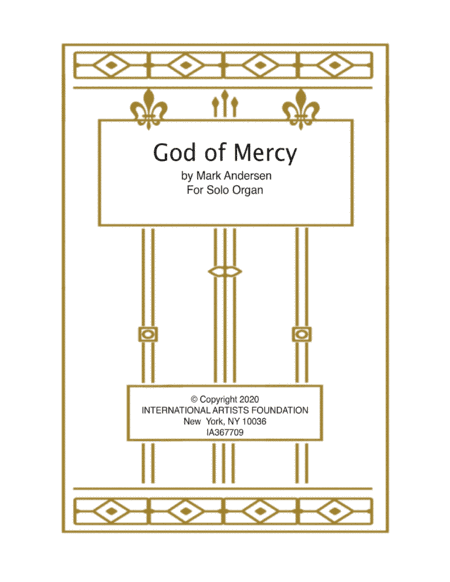 God of Mercy - organ solo