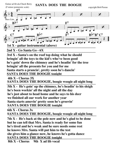 Santa Does The Boogie