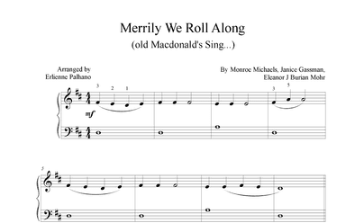Merrily We Roll Along (old Macdonald's Sing...) (arr. Erlienne Palhano)