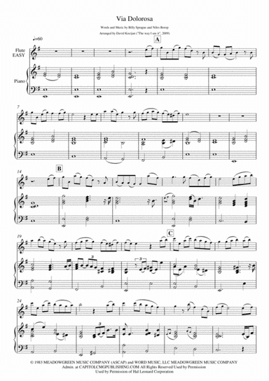 Via Dolorosa (arr. David Kocijan)