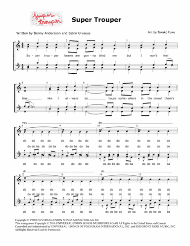 Super Trouper (arr. Takako Fuke)
