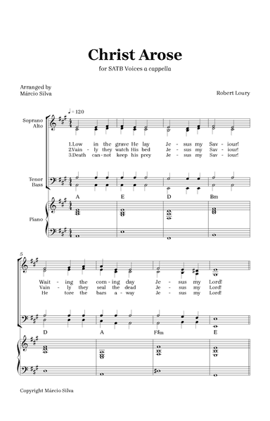 Christ Arose (arr. Márcio Silva)