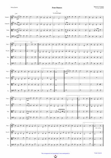 La Mourisque, Pavane, Saltarello, Rondo (SUSATO) (arr. Josef STASTNY)