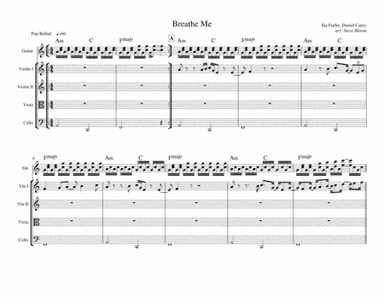 Breathe Me (arr. Steve Bloom)