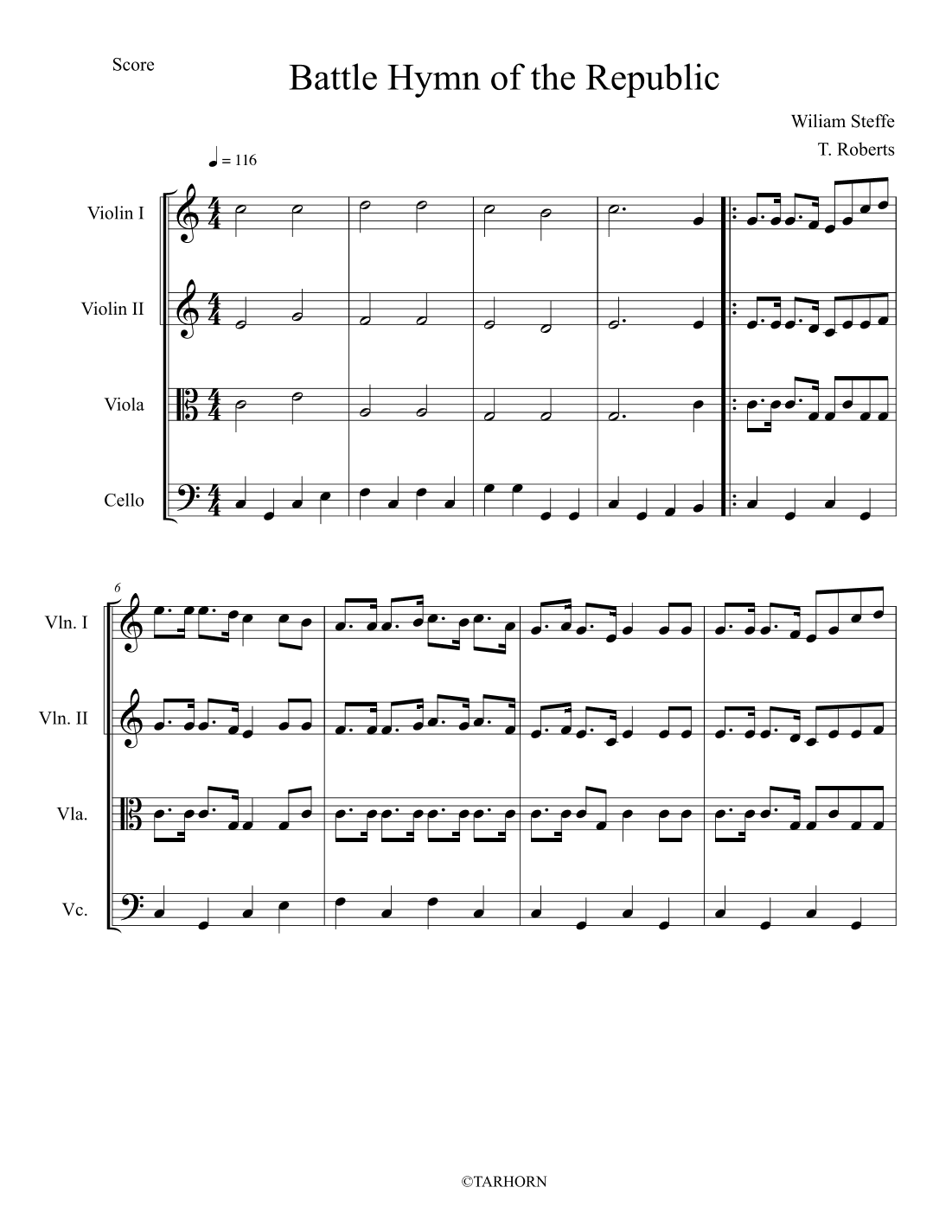 Battle Hymn of the Republic (arr. Terry Roberts)