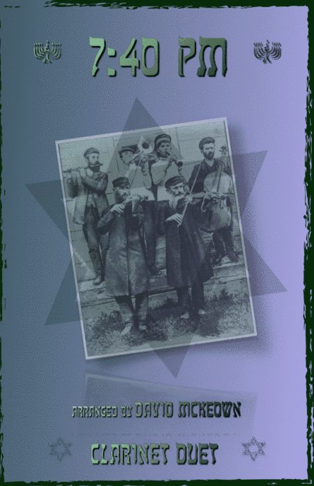 7.40pm, Traditional Klezmer tune for Clarinet Duet (arr. David McKeown)