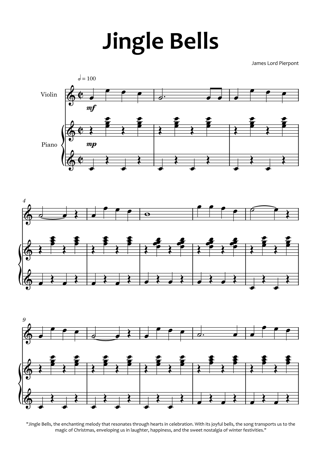 Jingle Bells (arr. Glauco Fernandes)