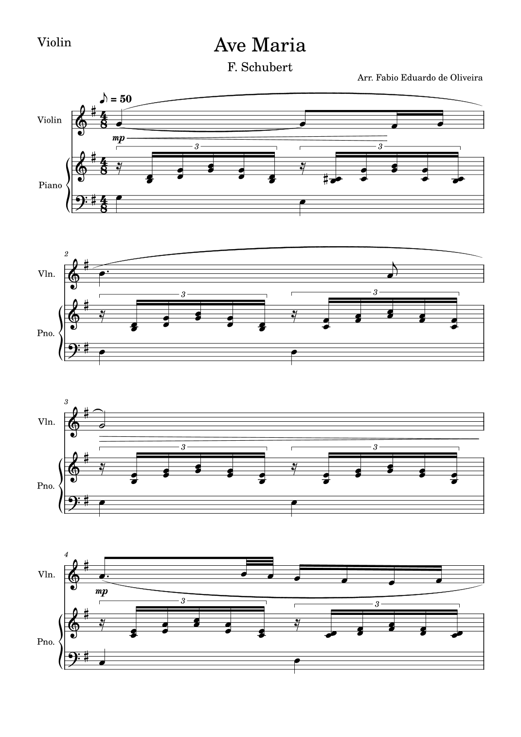 Ave Maria (Schubert) (arr. Fabio Eduardo de Oliveira)