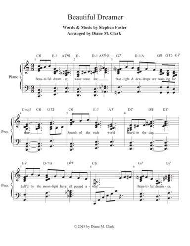 Beautiful Dreamer (arr. Diane M. Clark)