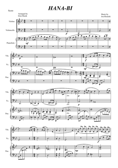 Hana-bi (arr. Maurizio Martinelli)
