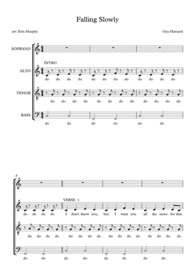 Falling Slowly (arr. Erin Murphy)