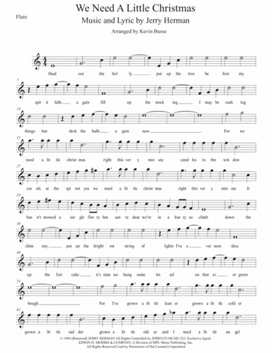 We Need A Little Christmas (arr. Kevin Busse)