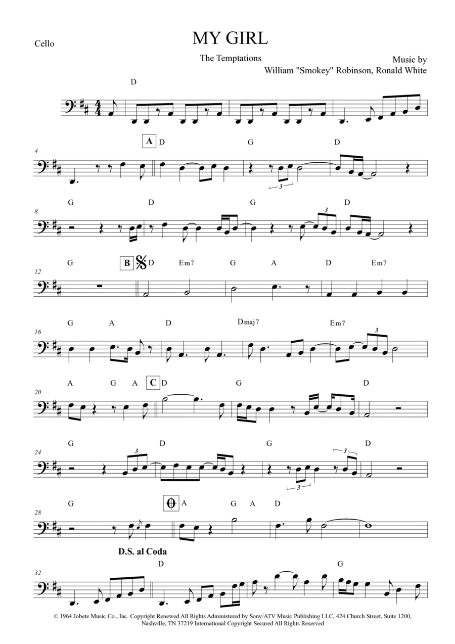 My Girl (arr. Anderson Quevedo)