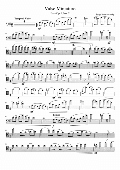Valse Miniature (arr. Yuri Braga)