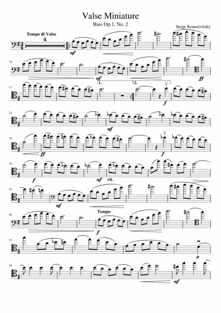 Valse Miniature (arr. Yuri Braga)