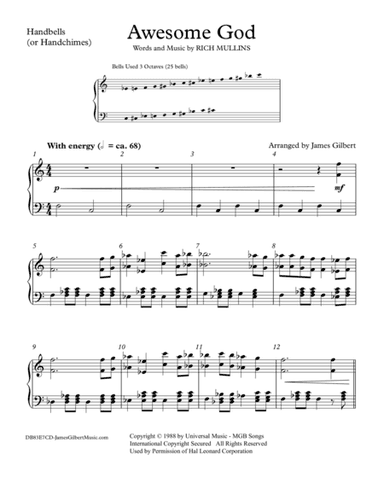 Awesome God (arr. James Gilbert)