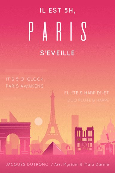 Il Est Cinq Heures Paris S'eveille (arr. Myriam Darme, Maia Darme)