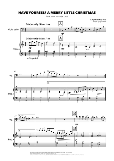 Have Yourself A Merry Little Christmas (arr. Tiago Cordeiro)