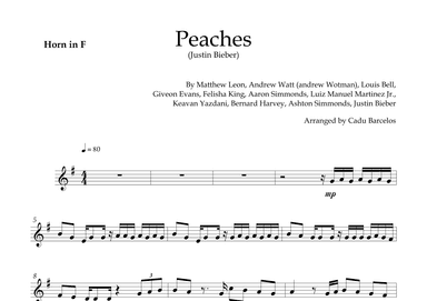 Peaches (arr. Cadu Barcelos)
