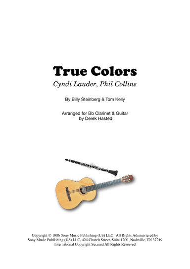 True Colors (arr. Derek Hasted)