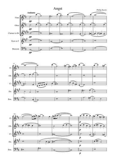 Angst - Wind Quintet