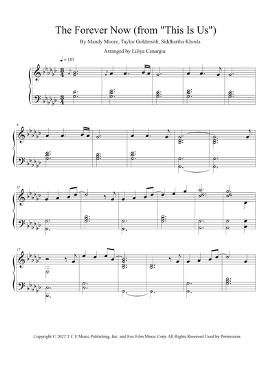 The Forever Now (arr. Liliya Canargiu)