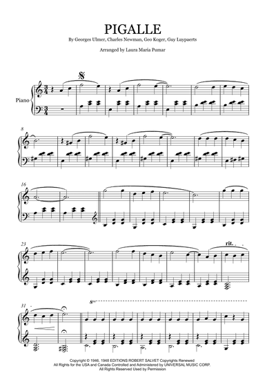 Pigalle (arr. Laura Maria Pumar)