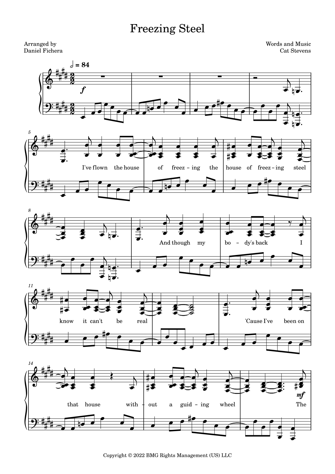Freezing Steel (arr. Daniel Fichera)