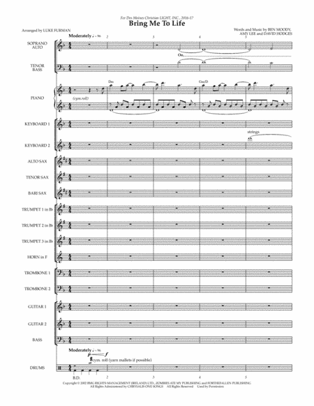 Bring Me To Life (arr. Luke Furman)