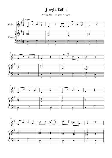 Jingle Bells (arr. Henrique F Mangoni)