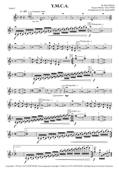 Y.m.c.a. (arr. Jan Angermüller)