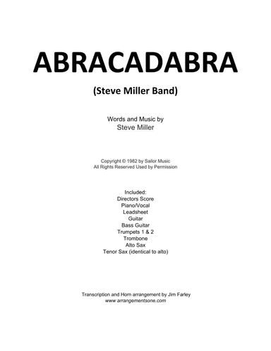 Abracadabra (arr. Jim Farley)