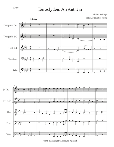 Euroclydon (arr. Nathaniel Hontz)