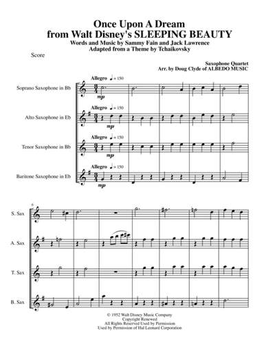 Once Upon A Dream (arr. Doug Clyde)