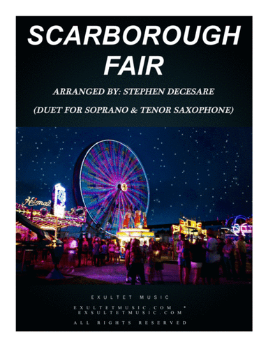 Scarborough Fair (Duet for Soprano & Tenor Saxophone) (arr. Stephen DeCesare)
