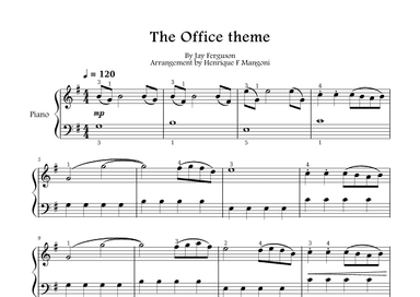 The Office - Theme (arr. Henrique F Mangoni)