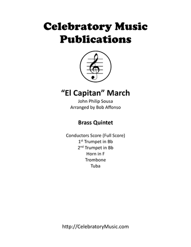 El Capitan March (arr. Bob Affonso)