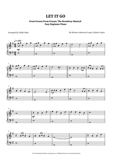 Let It Go (arr. Valdir Maia)