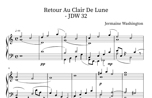 Retour Au Clair De Lune