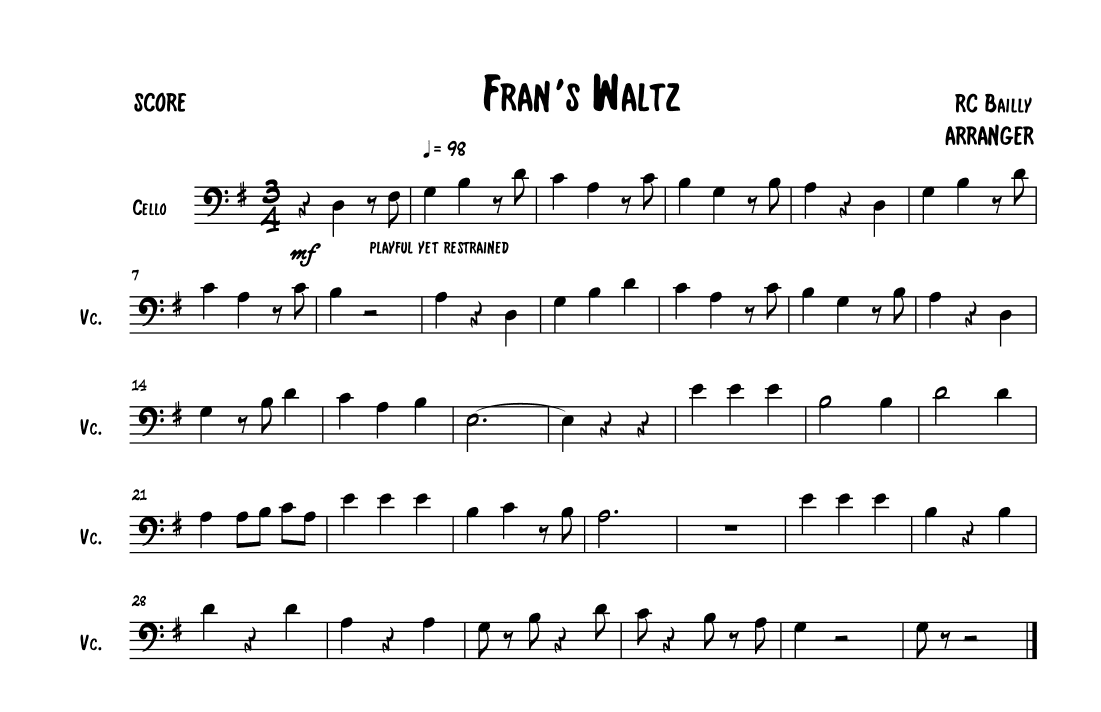 Fran's Waltz