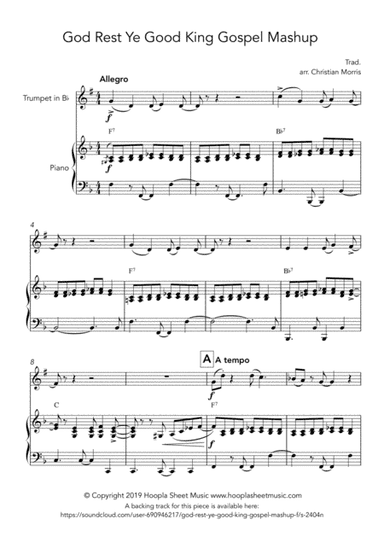 God Rest Ye Good King Gospel Mashup (arr. Hoopla Sheet Music)