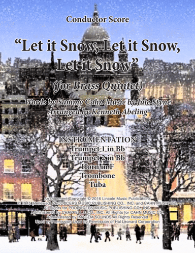 Let It Snow! Let It Snow! Let It Snow! (arr. Kenneth Abeling)