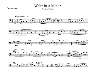 Waltz in A Minor (Chopin) (arr. Wesley S Silva)