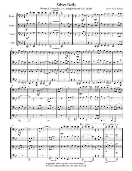 Silver Bells (arr. Andy Schanz)
